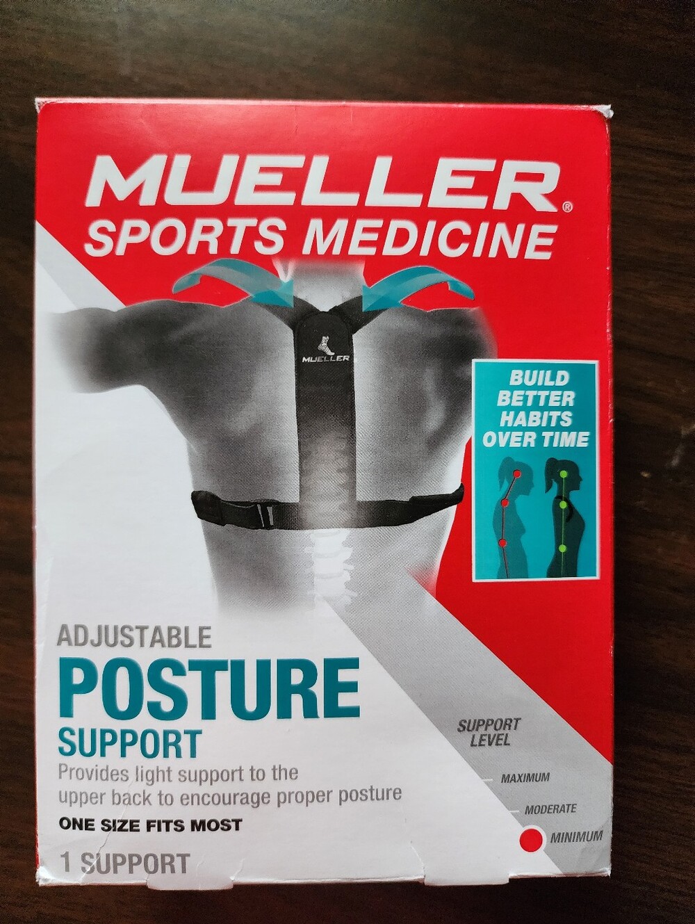 New Mueller Adjustable Posture Support Open Box One Size - Picture 2 of 16